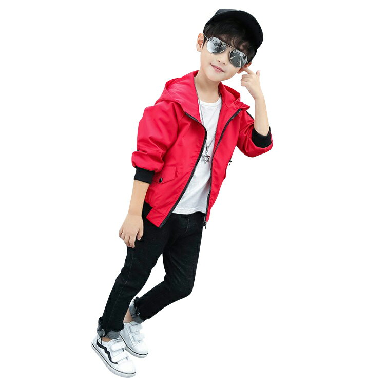 在庫限り！【送料無料】 子供服 男の子 ジャケット キッズ 爽やか 明るい 可愛い kids000100100087 ブルゾンのサムネイル
