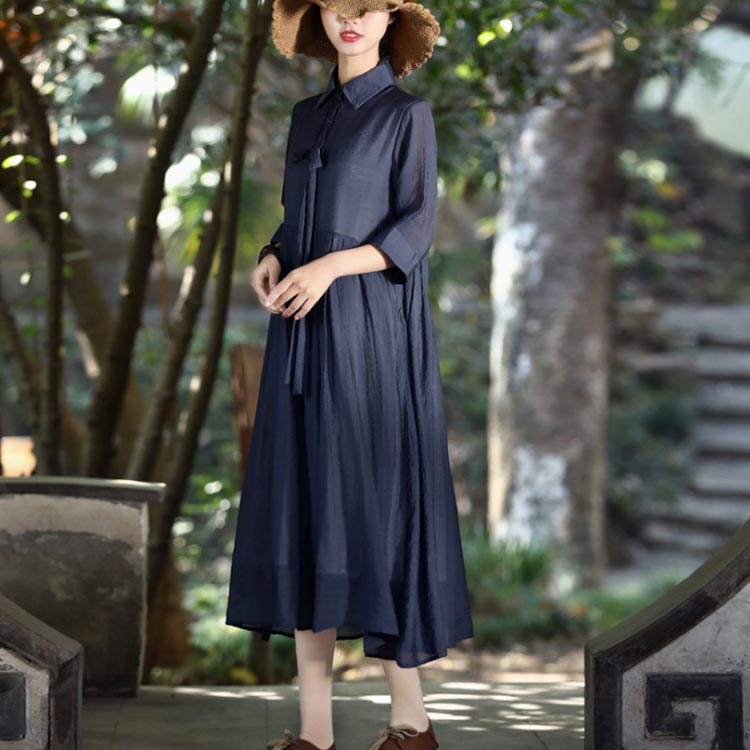 送料無料ワンピース ロングワンピース レディース ロング丈 ゆったり 体型カバー ミモレ丈 春夏物 着痩せ オーバーサイズ 上品 キレイめ お洒落