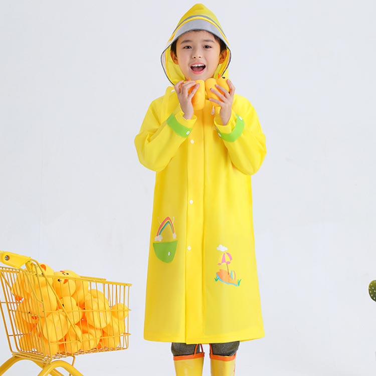 レインコート 子供用 レインウェア カッパ つば付き 雨具 ポンチョ レイングッズ 通学 男の子 女の子 ランドセル対応 幼稚園 旅行 防水　送料無料