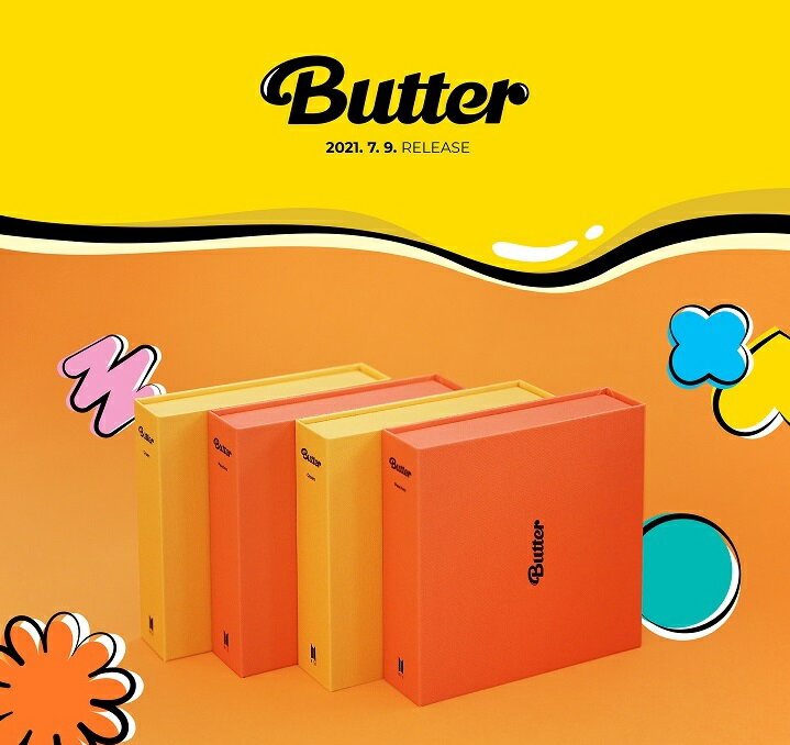 【2種セット】【和訳選択】BTS BUTTER ALBUM 防弾少年団 バンタン バター 新 アルバム【先着ポスター2種丸め】【弊店限定特典】【安心国内発送】