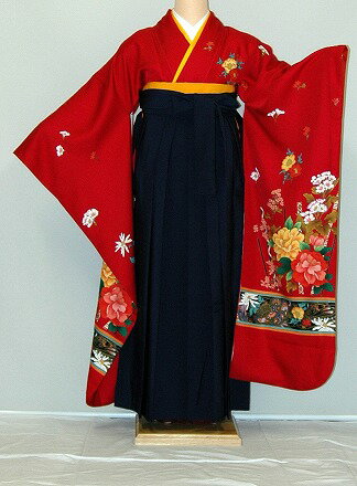 楽天かしいしょうプラザ大きい留袖振袖【レンタル】振袖、袴（はかま）レンタル【人気商品】【HF135】冬春キャンペーン