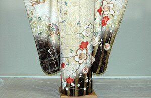 【レンタル】振袖、袴（はかま）レンタル【黄色・淡色系】【白・薄色系】【HF730】標準/L寸/7号/9号/11号/13号/冬春キャンペーン