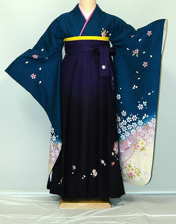 【レンタル】振袖、袴(刺繍はかま)レンタル【青・青紫・緑系】【HF774】標準/L寸/7号/9号/11号/13号/冬春キャンペーン 【レンタル】振袖、袴(刺繍はかま)レンタル【青・青紫・緑系】【HF774】標準/L寸/7号/9号/11号/13号/冬春キャンペーン