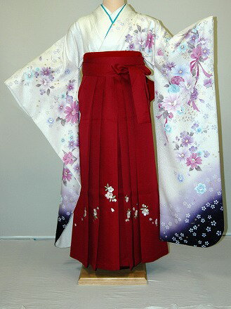 楽天かしいしょうプラザ大きい留袖振袖【レンタル】振袖、袴（刺繍はかま）レンタル【人気商品】【HF951】 袴レンタル 冬春キャンペーン