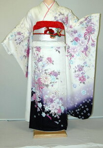 【レンタル】振袖レンタル【白・薄色系】【RF789】標準/L寸/7号/9号/11号/13号/春冬キャンペーンネット予約