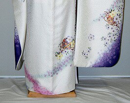 【レンタル】振袖、袴（はかま）レンタル【白・薄色系】【HF797】標準/L寸/7号/9号/11号/13号/冬春キャンペーン