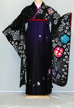 【レンタル】振袖、袴(刺繍はかま)レンタル【黒・茶・グレー系】【HF319】標準/小柄/S寸/M寸/7号/9号/11号/13号/冬春キャンペーン 【レンタル】振袖、袴(刺繍はかま)レンタル【黒・茶・グレー系】【HF319】標準/小柄/S寸/M寸/7号/9号/11号/13号/冬春キャンペーン