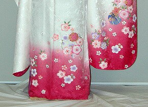 【レンタル】振袖レンタル【白・薄色系】【RS943】標準/L寸/7号/9号/11号/13号 冬春キャンペーン