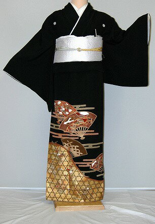 レンタル17号H108cm迄黒留袖...