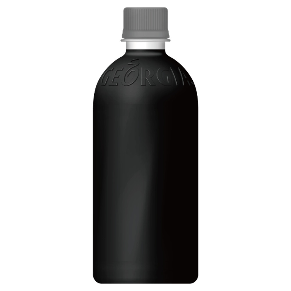 乐天商城 - コカ・コーラ ジョージア ブラック ラベルレス 500ml PET 24本入×1ケース