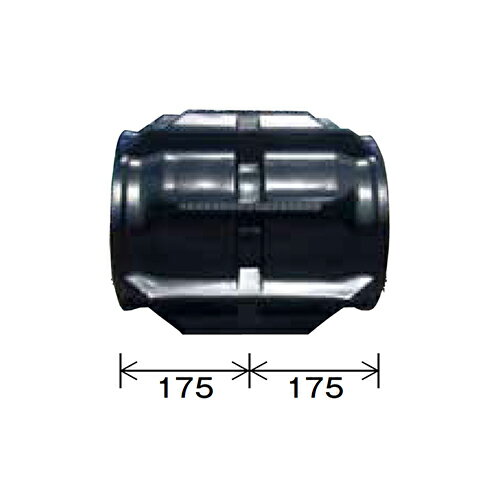 東日興産 三菱 コンバイン用 ゴムクローラー ML7 ML9 ML11 MC8 MC10 MC11 YA359030 350x90x30 1本 送料無料 2