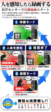 ドライブレコーダー 電池式 動体検知 人感センサー 人体感知 小型 SDカード録画 SDカード 録画 録音 車上荒らし 充電式 バッテリー内蔵 工事不要 赤外線 暗視 上書き 防犯対策 屋内 駐車場 車載 車庫 吸盤 セット GE400 【送料無料】