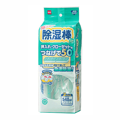 【商品情報】除湿棒シリーズに、使いたい場所に合わせてつなげて使える「つなげて50」「つなげて70」が仲間入り。○2個つなげるとクローゼットや洋服ダンスに、3個つなげると押入れにぴったりの奥行きサイズ。○中身が水になったら、つめかえ用を入れ替えて、繰り返し使える省ゴミタイプ。○すきまに差し込め、奥まで広範囲に吸湿できる棒タイプが効果的です。 ■商品サイズ(約)：商品サイズ(約)：W73XD472XH55.5mm(2つつなげて）1つあたり：W73XD23.9XH55.5mm■本体ケース：ポリプロピレン吸湿剤：塩化カルシウム※吸湿量：540ml【備考】■生産地/ 【こんな方におすすめ】関連商品はこちらニトムズ 除湿棒つなげて50418円ニトムズ 除湿棒つなげて70539円N1020 除湿棒 つめかえ 2個入341円押入れ用 除湿棒 70cm652円除湿棒 つめ替え用 3パック入り484円ニトムズ M211 キッチンエスコートL 2N863円＼今ならレビューで1000円クーポン!／ カビ7,238円ニトムズ コロコロミニ 洋服用792円