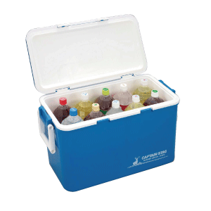 【●日本製】 クーラーボックス シエロ クーラーボックス35 (ブルー) CAPTAIN STAG 大型 小型 大容量 保冷バッグ クーラーバッグ クーラーBOX 保冷 キャンプ アウトドア 保存 BOX パール金属 35リットル 35L【RCP】【M-8159】