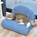 ソファ ソファー ペット ( ペットソファ ソファー コンパクト ペット 犬 猫 うさぎ 脚付き ブルー ふっくら 椅子 ローソファ ソファー かわいい おしゃれ ペット用品 )(4)
