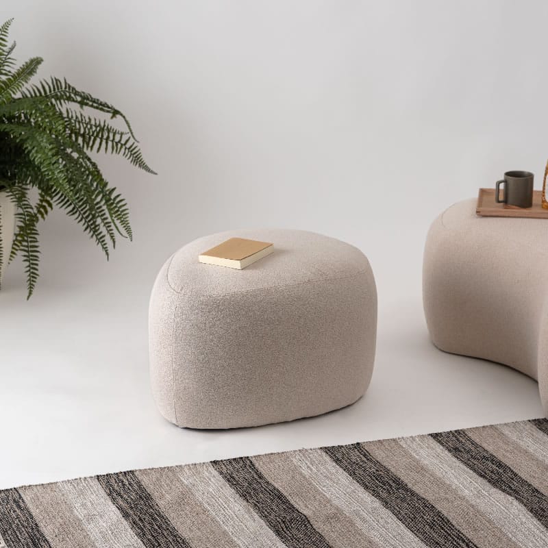 スツール ( イス 椅子 チェア チェアー 腰掛け 円形 丸型 丸 円 三角 ベージュ シンプル モダン デザイ..