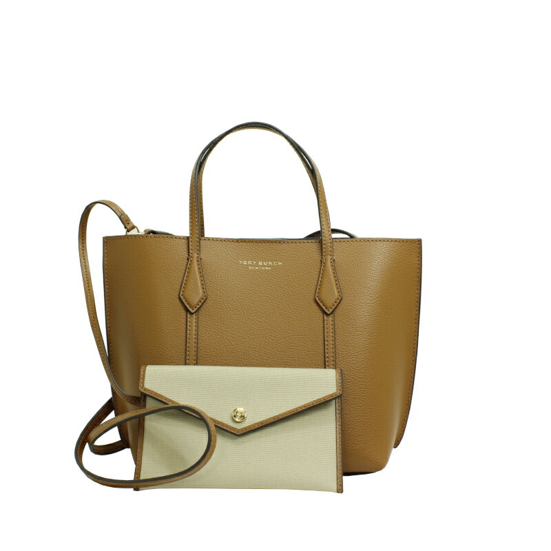 トリーバーチ 177252 200 Autumn Brown キャメル 2Way トートバッグ TORY BURCH PERRY SMALL TOTE レディース