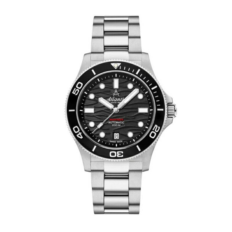 Rakuten - アトランティック マリナー ウェーブ 81776.41.69 腕時計 メンズ 自動巻 Atlantic Mariner Wave メタルブレス　ダイバーズウォッチ