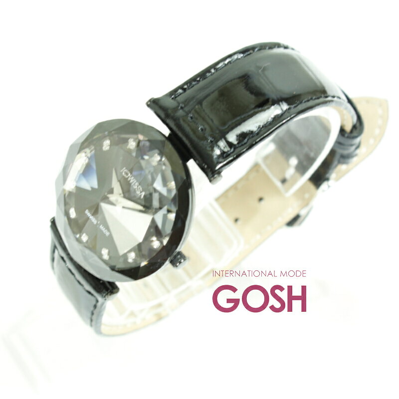 特価品 ジョウィサ J1シリーズ サファイア 1.253.M 腕時計 レディース JOWISSA Magic Sapphire クロノグラフ レザーストラップ ブラック系