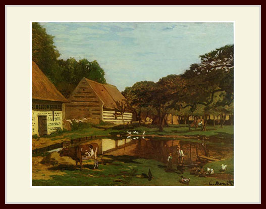 モネ・「ノルマンディーの農場」