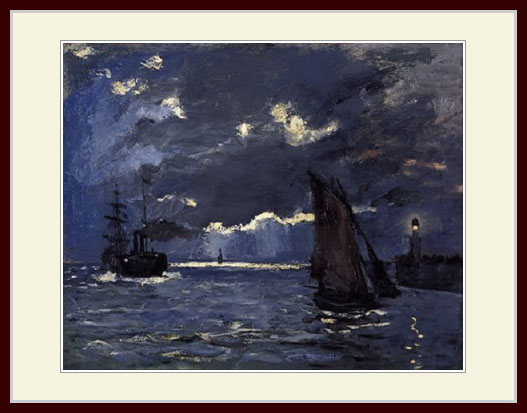 モネ・ 「海景 (夜の効果)」