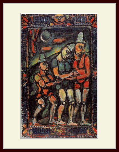 乐天商城 - ルオー・「傷ついた道化師」