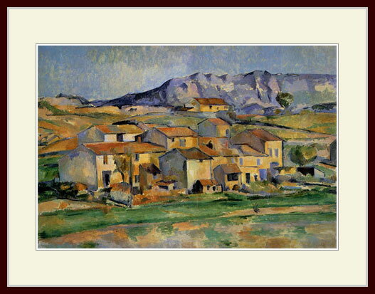 セザンヌ・「サント=ヴィクトワール、カルダンヌ近郊」