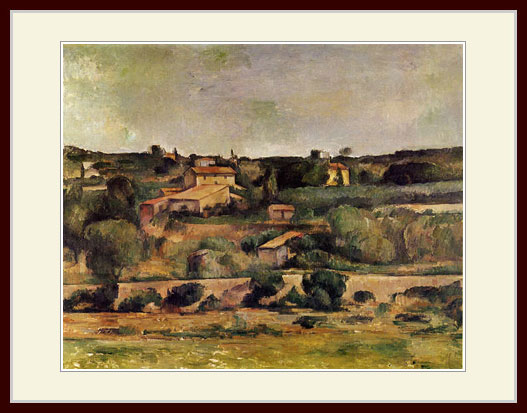 乐天商城 - セザンヌ・「ベルヴェの眺望」