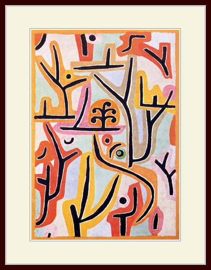 樂天商城 - クレー・「ルツェルン近郊の公園」