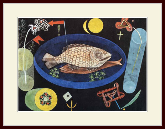 クレー・「魚をめぐって」