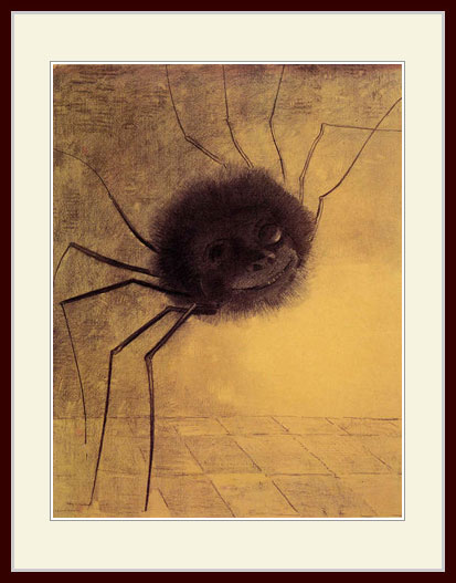 ルドン・「笑う蜘蛛」