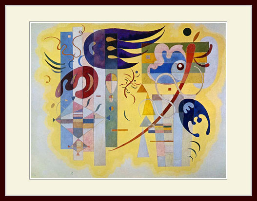 カンディンスキー・「支配する紫」