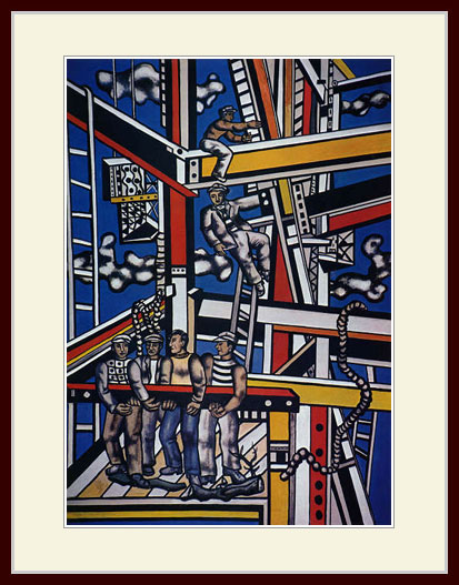 フェルナン・レジェ、抽象的コンポジション、希少画集画、新品