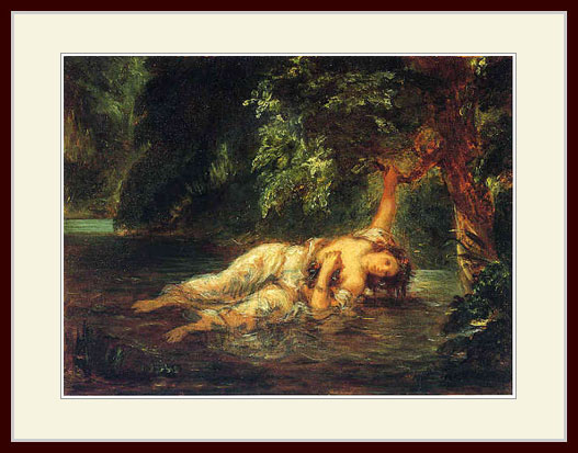 オフィーリア ミレイ　油彩画　額装品　アート オフィーリア ミレイ 油彩画 額装品 アート - メルカリ