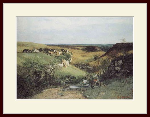 クールベ・「オルナンの城」