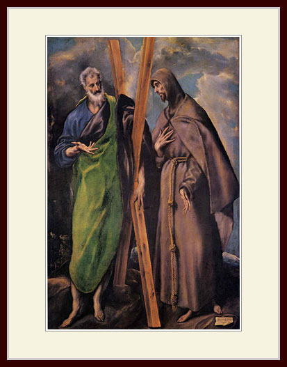 グレコ・「聖アンドレアと聖フランチェスコ」