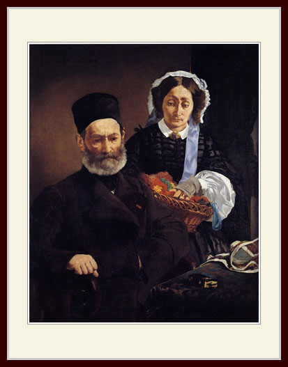 マネ・「両親の肖像」