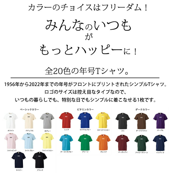 ＼お得なクーポン配布中／【メール便　送料無料】2020 年号 Tシャツ 半袖 5.6 オンス メンズファッション レディース ファッション 親子 ご夫婦 兄弟 姉妹 お友達 カップル ペアルック リンクコーデ トップス クリスマス ギフト プレゼント 2