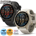 【取説印刷】ガーミン GARMIN fenix 8 Sapphire AMOLED 43mm Carbon Gray Soft Gold 010-02903-2...