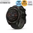 【抽選で100%ポイントバック!当選確率1/2】【取説印刷】ガーミン GARMIN fenix 8 Sapphire Dual Power 47mm Carbon Gray カーボングレー 010-02906-50 スマートウォッチ フェニックス8 メンズ レディース 腕時計 ソーラー GPS Suica対応 スマートウォッチ【正規販売店】