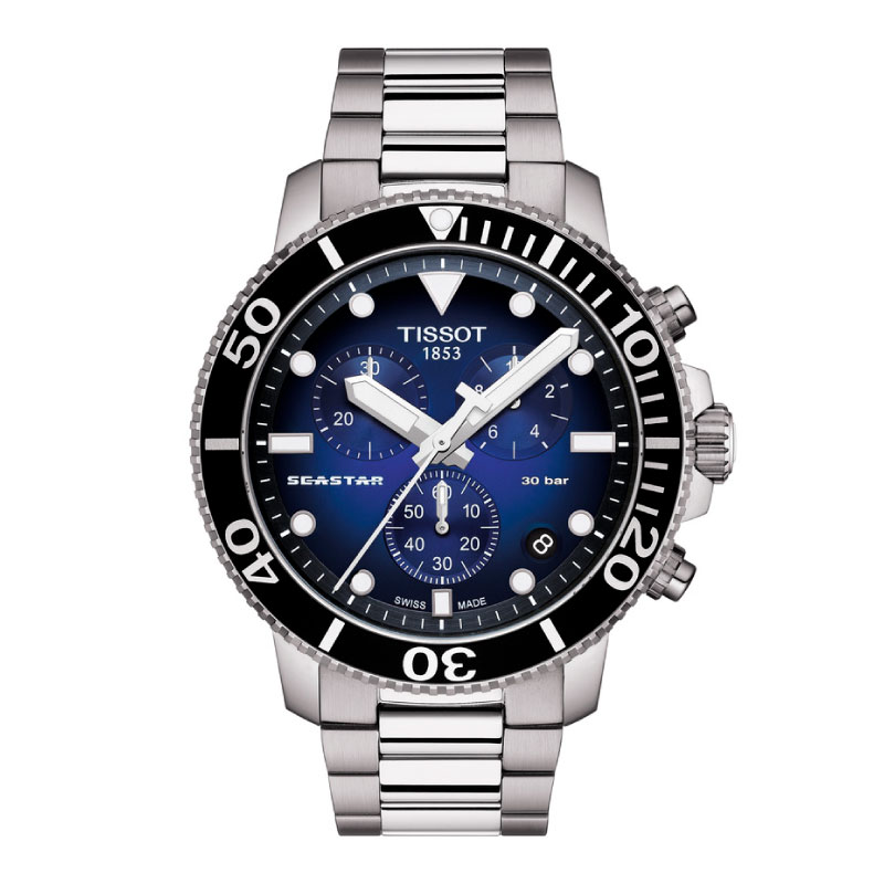 【無金利6回】【4日20時から！2000円OFFクーポン】TISSOT ティソ シースター 1000 クロノグラフ T1204171104101 T-スポーツ おしゃれ 防水 男性 実用的