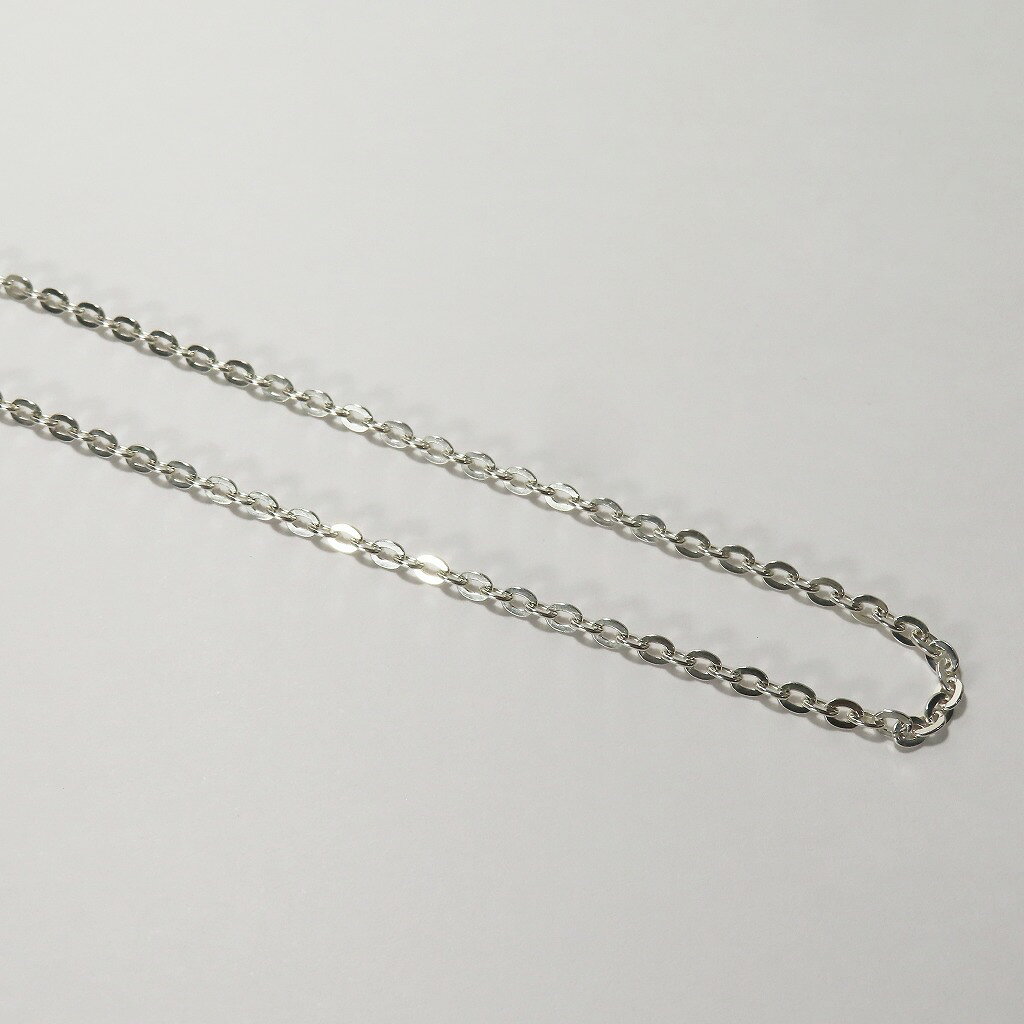 2.7mm 太目 小豆ネックレスチェーン シルバー925 小豆 ネックレス チェーン シルバ...