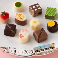 ミニトリュフ 2023 10個入 / バレンタイン チョコ 詰め合わせ かわいい おしゃれ スイーツ ギフト プレゼント ベルギーチョコレート 送料無料 日持ち お取り寄せ あす楽