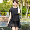 送料無料 水着 ワンピース レディース水着 かわいい セパレート 上下セット ショートパンツ Tシャツ ラッシュガード 露出少なめ 体型カバー水着 サウナ用水着...
