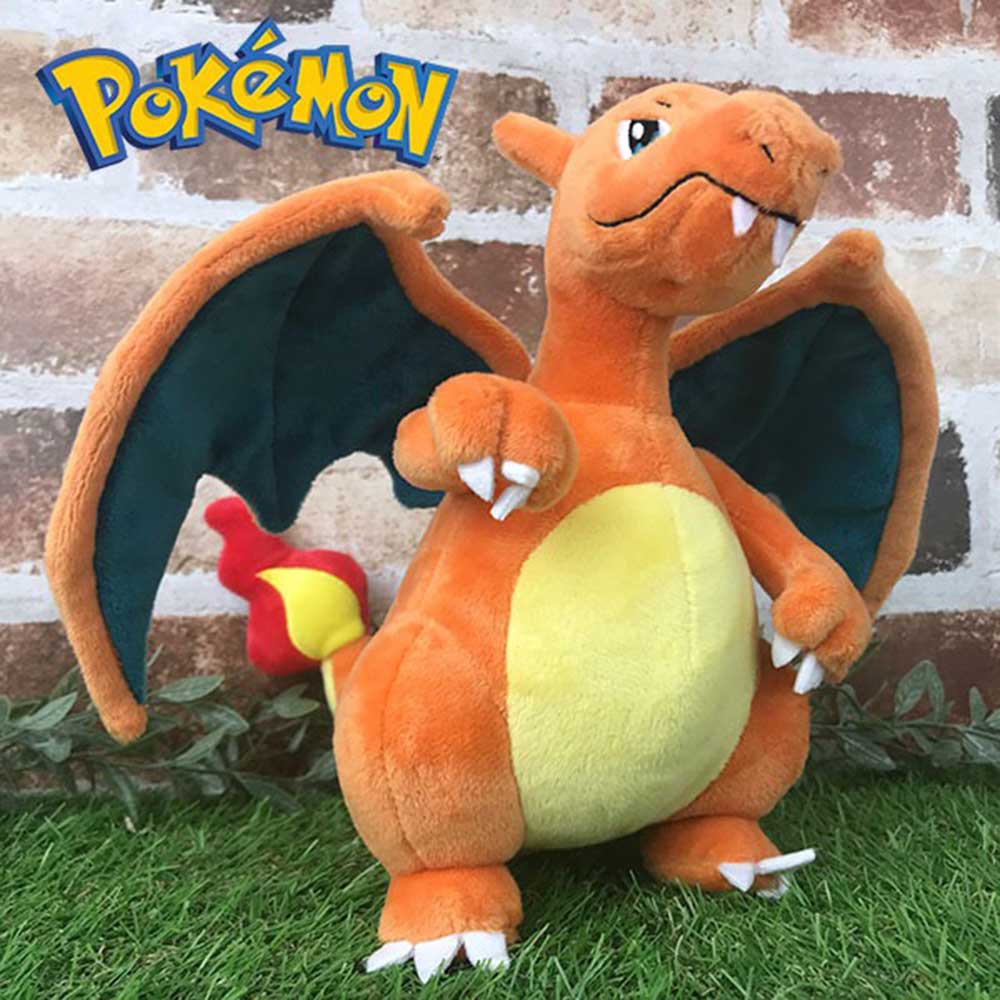 【送料無料】ポケットモンスター リザードン Sサイズ　ぬいぐるみ　PP95 034052 ポケモン/アニメ/映画/ポケモンGO/グッズ/おもちゃ/ヒトカゲ/リザード/進化系/オールスターコレクション/三英貿易/Pokemon GO/ギフト/プレゼント/クリスマス/ポケモン ユナイト/Pokemon UNITEのサムネイル
