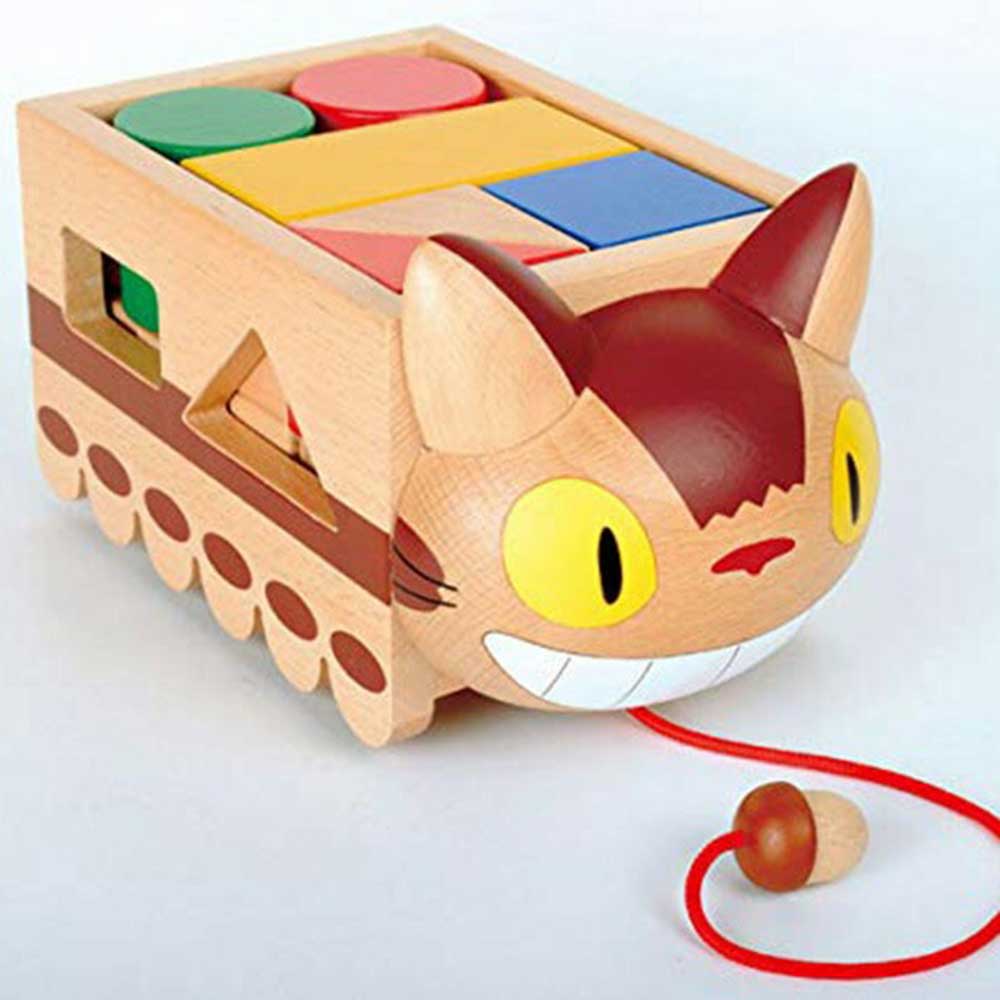 となりのトトロ ネコバスつみき 498412 ブロック/おもちゃ/コロコロ/ガラガラ/かわいい/知育玩具/スタジオジブリ/エンスカイ/ギフト/プレゼント/ホワイトデー/出産祝い/積み木/ツミキ