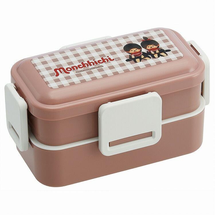 乐天商城 - モンチッチ monchhichi 弁当箱 ランチボックス 大人 子供 二段 仕切り 食洗機 レンジ 対応 小学生 C872 キャラクター キャラ かわいい PFLW4 (714825)キャラクター キャラ かわいい skater スケーター
