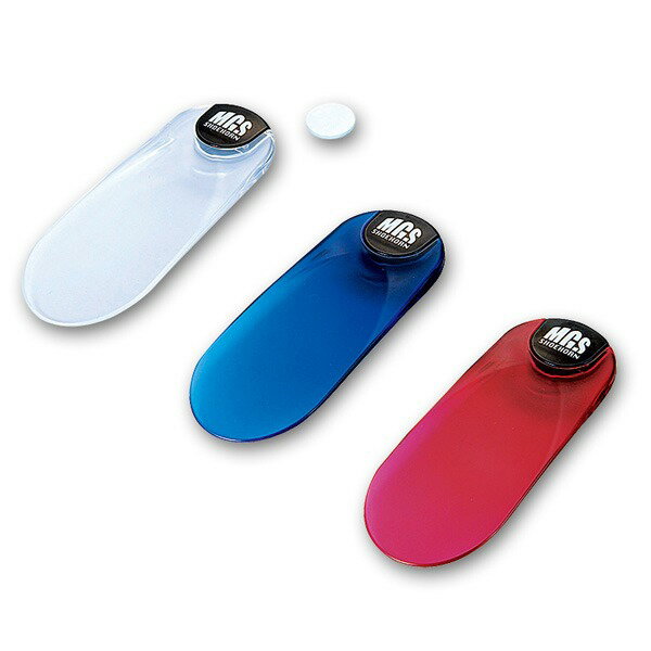 【日用雑貨・日本製グッズ】MGS(マグネット付き靴べら) ブルー・レッド・クリア 1-06014-13 8点迄メール便OK(iw0a030)