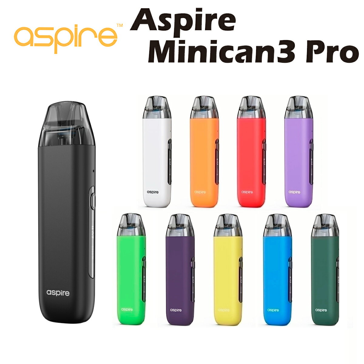 【送料無料】 Aspire Minican3 Pro Pod Kit 900mAh ポッド型 スター ...