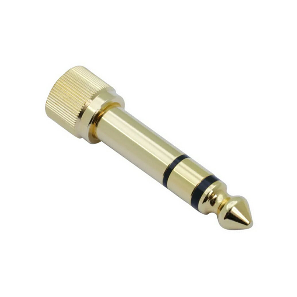 オーディオ 変換アダプター ネジ式 Pioneer HDJ シリーズ 対応 ステレオミニプラグ ステレオ標準プラグ ステレオプラグ 6.5mm 3.5mm パイオニア ステレオジャック 金メッキ アンプ ヘッドホン 楽器 1000円ポッキリ 2